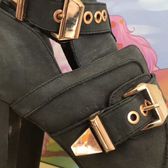 Platform leather booties - Picture 6 of 6